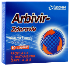 Arbivir-Zdorovie 100 mg capsule