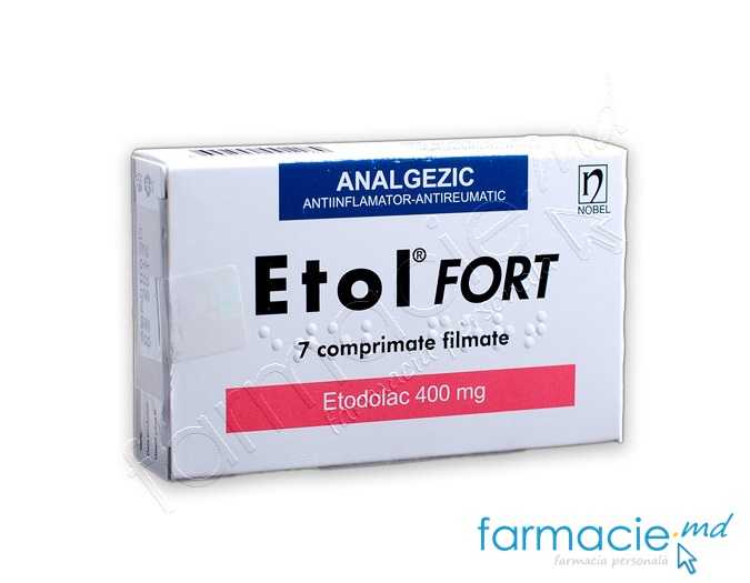 Etol Fort 400 mg comprimate filmate