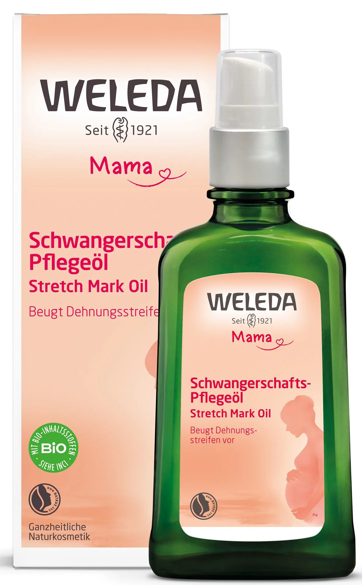 Weleda для профилактики растяжек Mama Ulei