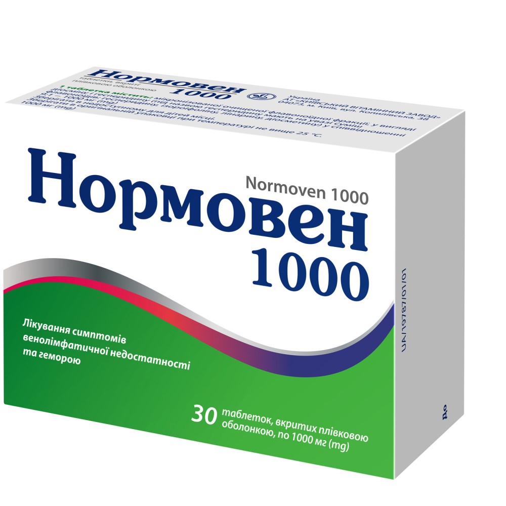 Normoven 1000 1000 mg comprimate filmate