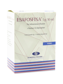 ESAFOSFINA 5 g/50 ml pulbere şi solvent pentru soluţie perfuzabilă