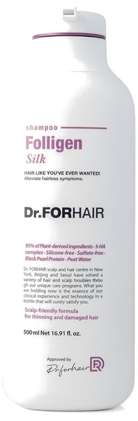 Dr. FORHAIR Sampon pentru par cu proteine de matase DR.FORHAIR Folligen Silk Shampoo 500ml