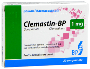 Clemastin-BP 1 mg comprimate