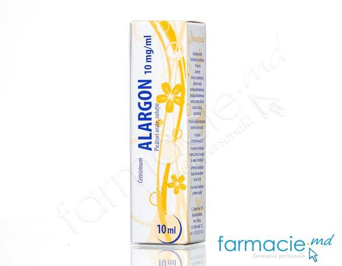 Alargon 10 mg/ml / 20 ml picături orale, soluţie