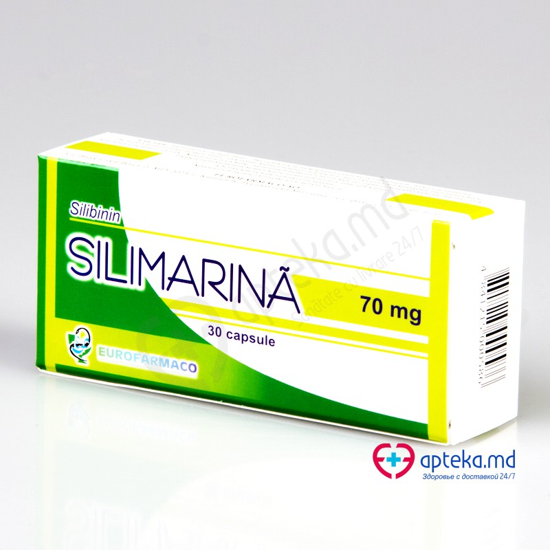 Silimarină 70 mg capsule