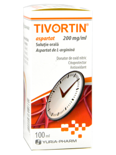 Tivortin aspartat 200 mg/ml / 100 ml soluţie orală
