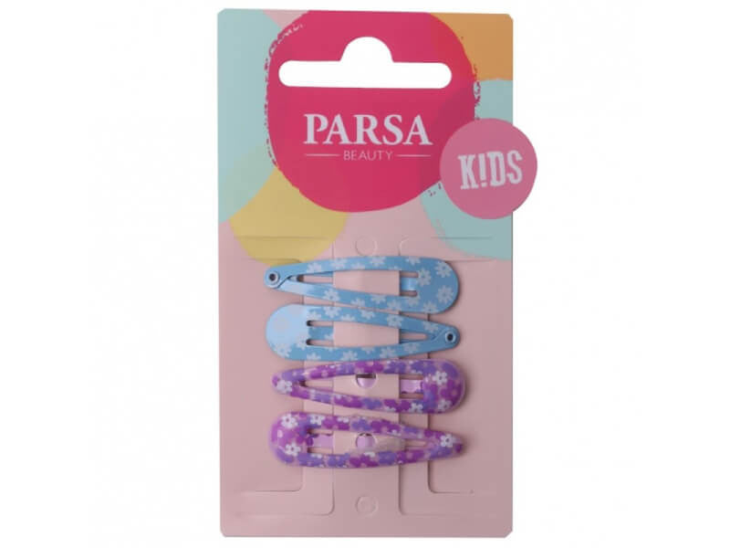 PARSA Beauty Clame de par multicolor 4 buc