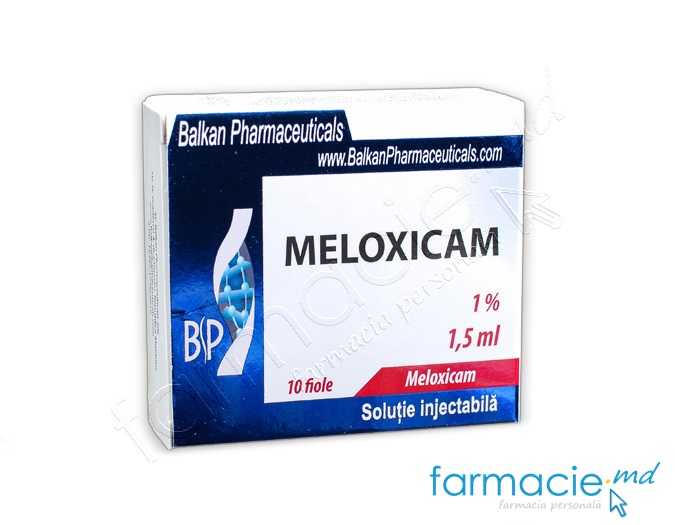 Meloxicam-BP 10 mg/ml / 1,5 ml soluţie injectabilă