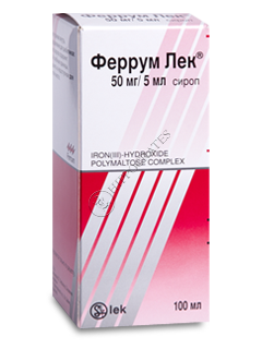 Ferrum Lek 50 mg/5 ml / 100 ml sirop