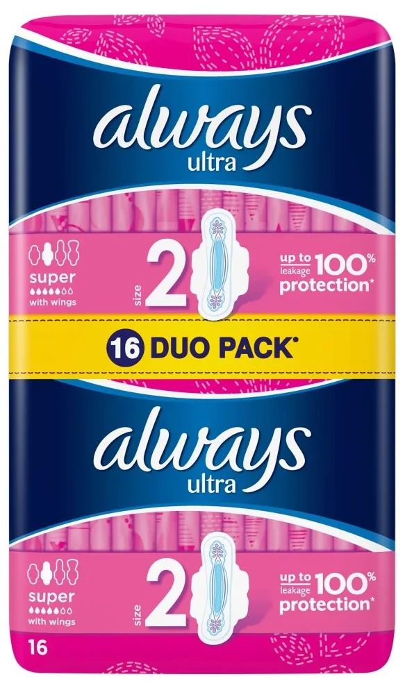 Absorbante Always Ultra Super Duo, 16 buc.