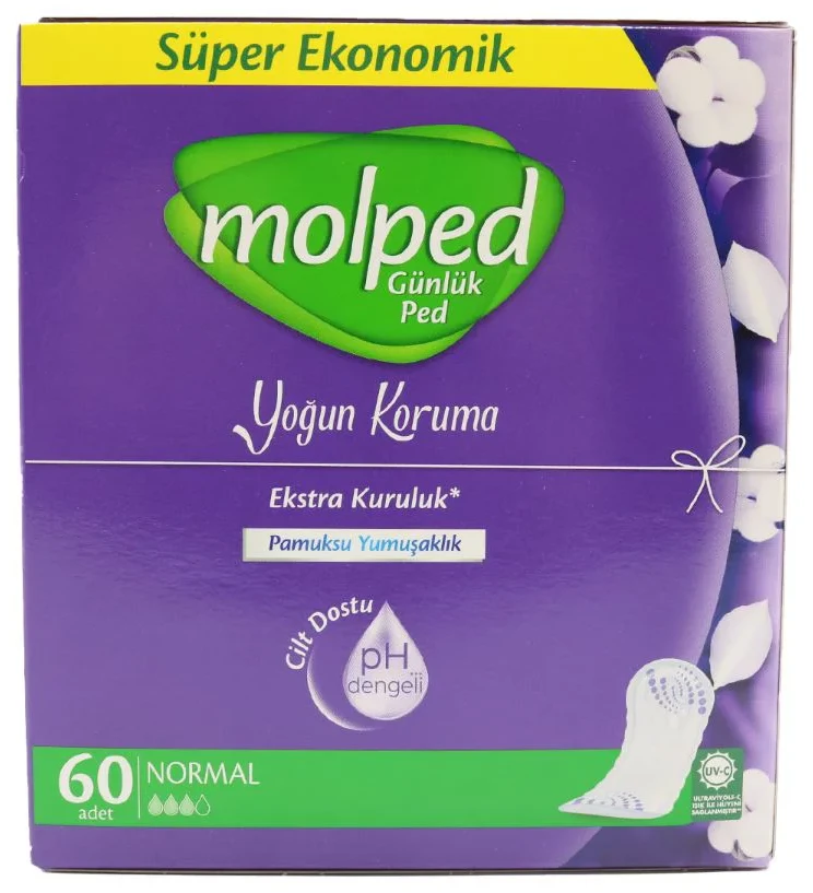 Absorbante Molped Extra Dryness, 60 buc.
