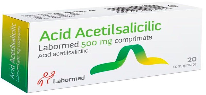 Acid acetilsalicilic Labormed 500 mg 500 mg comprimate