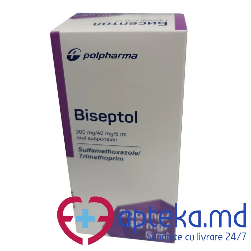 Biseptol 200 mg/40 mg/5 ml / 80 ml suspensie orală