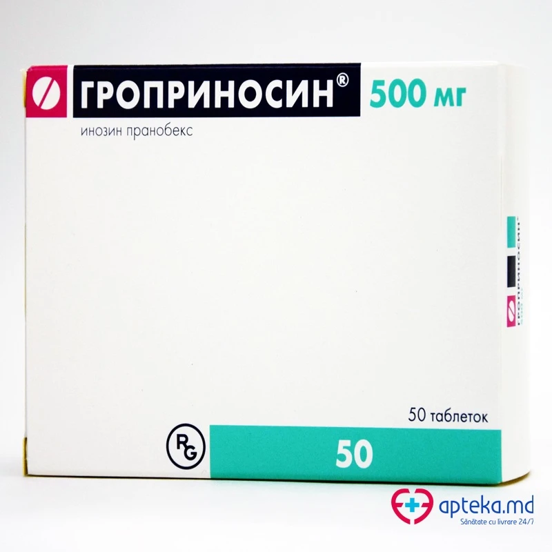 Groprinosin 500 mg comprimate