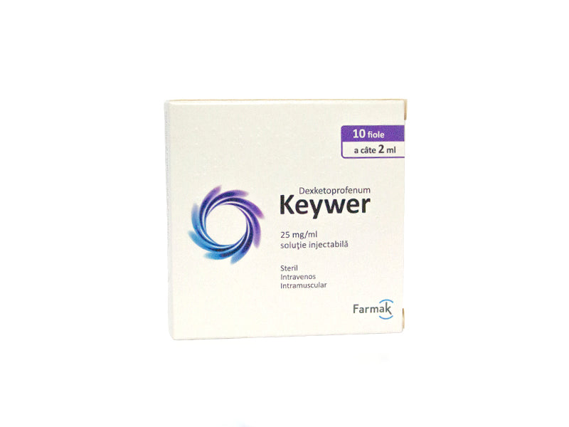 Keywer 25 mg/ml / 2 ml soluţie injectabilă