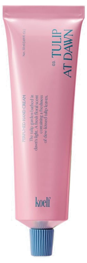 Cremă de mâini parfumată Koelf Perfumed Hand Cream Tulip at Dawn 50ml