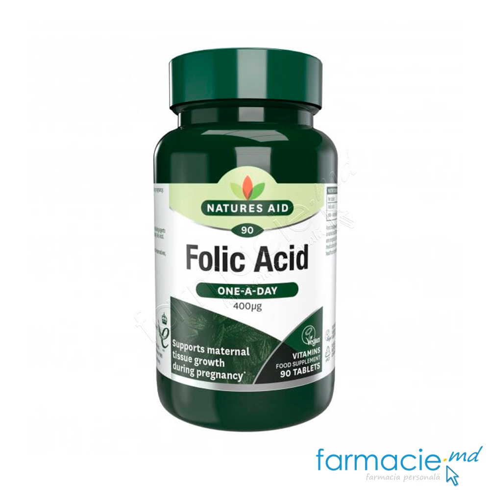 Nature's Aid Acid folic N90