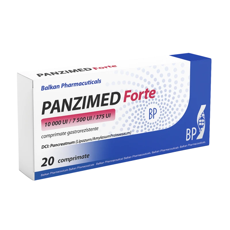 Panzimed Forte 10000 UI / 7500 UI / 375 UI comprimate gastrorezistente