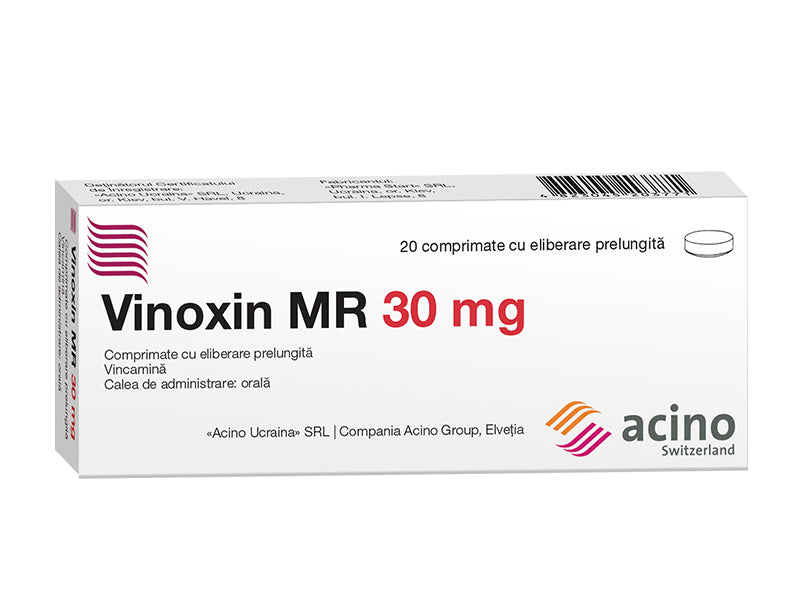 Vinoxin MR 30 mg comprimate cu eliberare prelungită