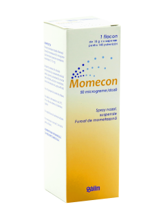 Momecon 50 mcg/doză / 18 g spray nazal, suspensie