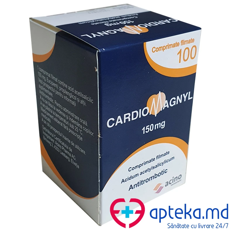Cardiomagnyl 150 mg comprimate filmate
