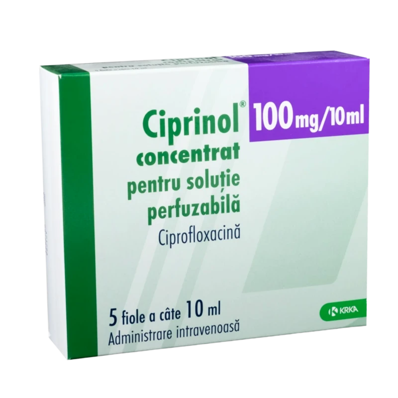 Ciprinol 100 mg/10 ml concentrat pentru soluţie perfuzabilă