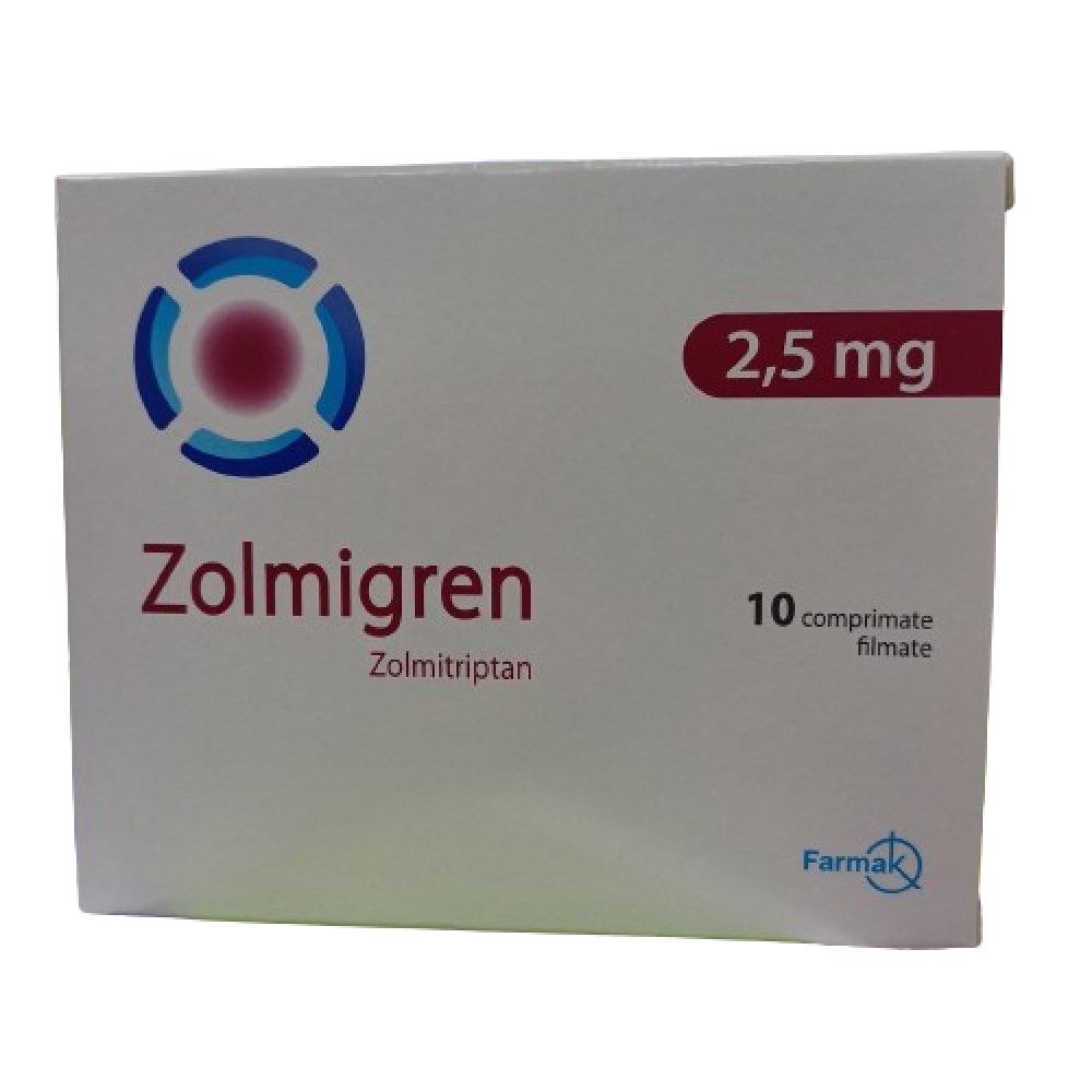 Zolmigren 2,5 mg comprimate filmate