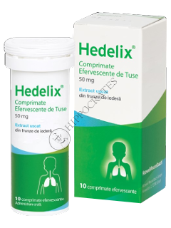 Hedelix Comprimate efervescente de Tuse 50 mg comprimate efervescente