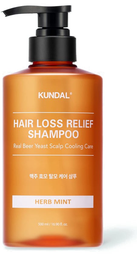 Şampon răcoritor pentru îngrijirea scalpului Kundal Beer Yeast Scalp Shampoo 500ml – HERB MINT