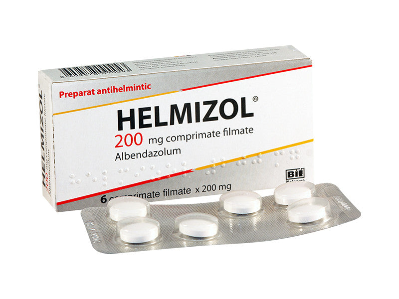 Helmizol 200 mg comprimate filmate