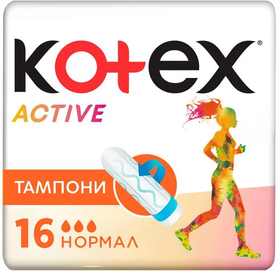 Tampoane igienice Kotex Active Normal, 16 buc.