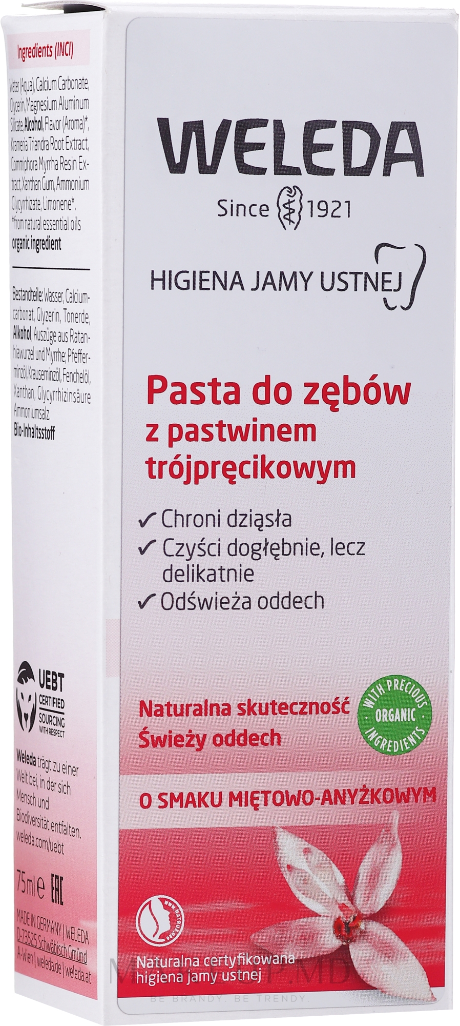 Weleda Pasta de dinti ratahnia 75 ml
