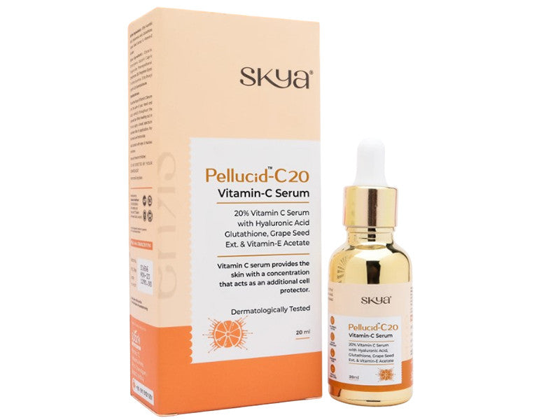 SKYATRANSDERMIC (OPC) PRIVATE LIMITED SKYA PELLUCIDTM C20 cu Vit C 20 ml Ser 20 ml