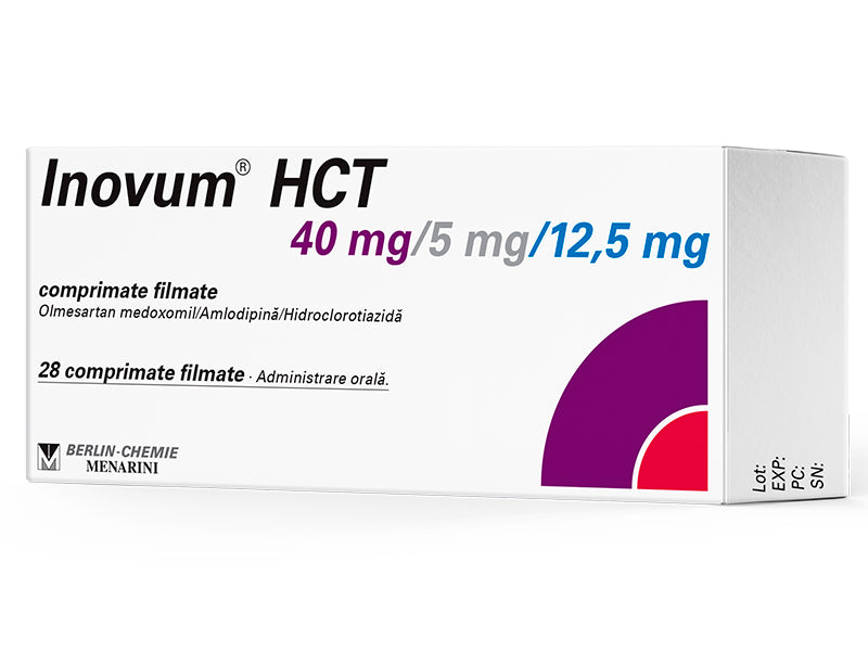 Inovum HCT 40 mg/5 mg/12,5 mg comprimate filmate