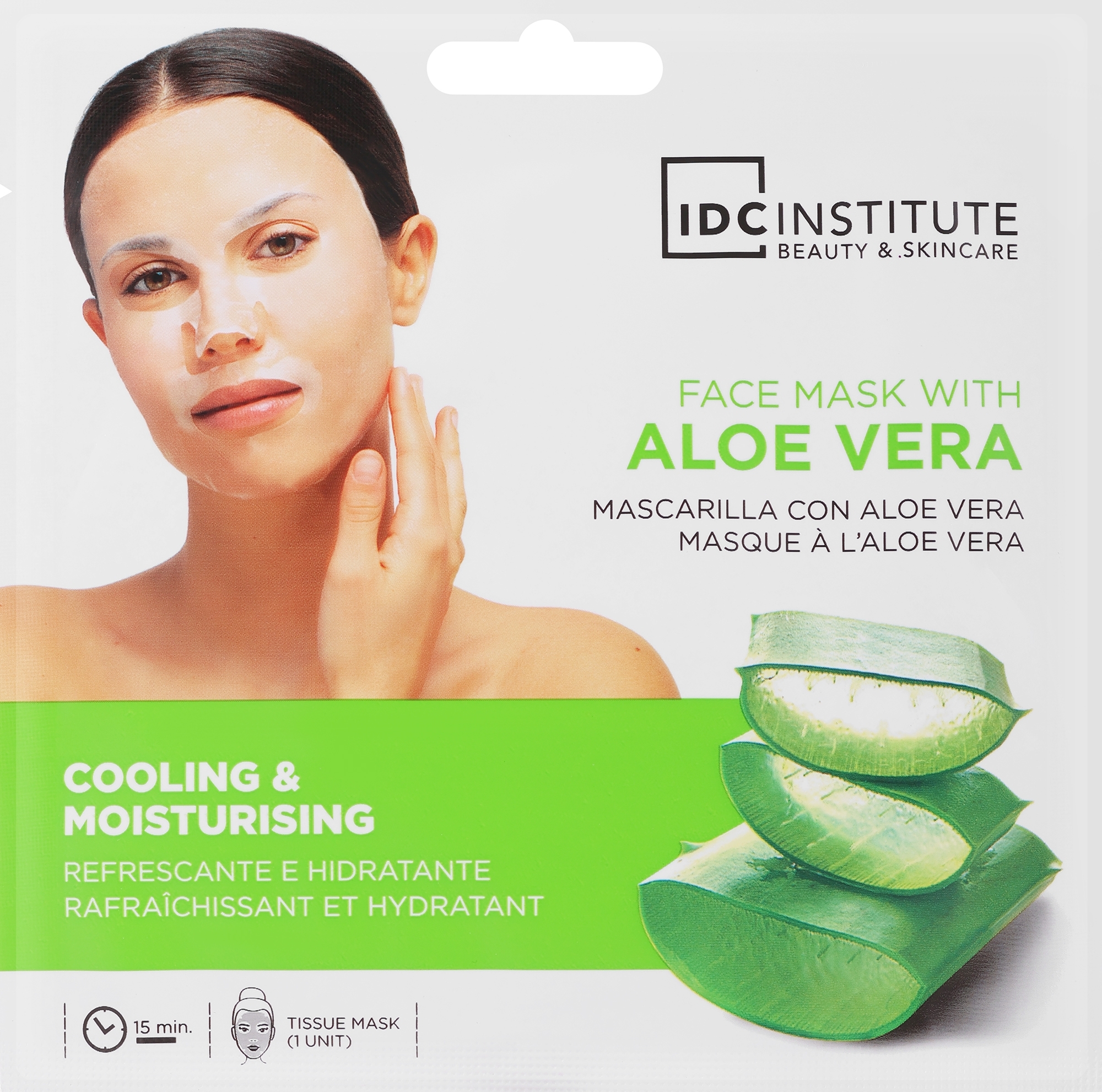 IDC Institute Маска для лица с алоэ вера IDC Institute Face Mask 22 g
