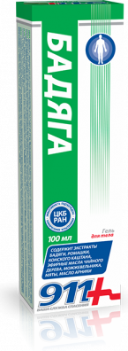 911 Badeaga Gel contra vinatailor șiloviturilor 100ml