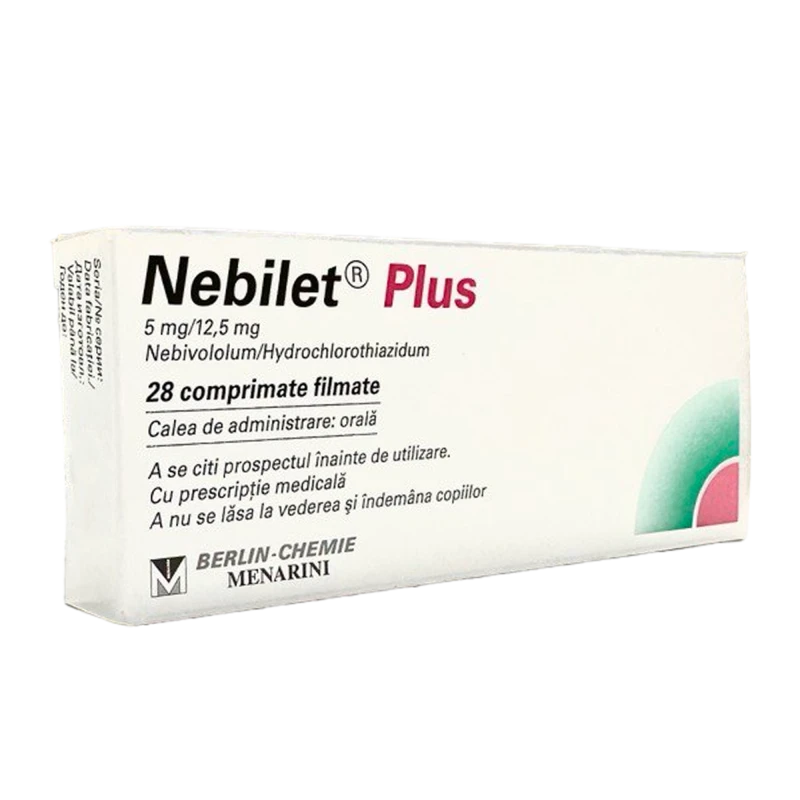 Nebilet Plus 5 mg/12,5 mg comprimate filmate