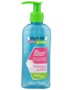 Farmec Gerovital Stop Acnee gel spumant purifiant gel 150 ml 1 comp