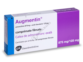 Augmentin 875 mg/125 mg comprimate filmate