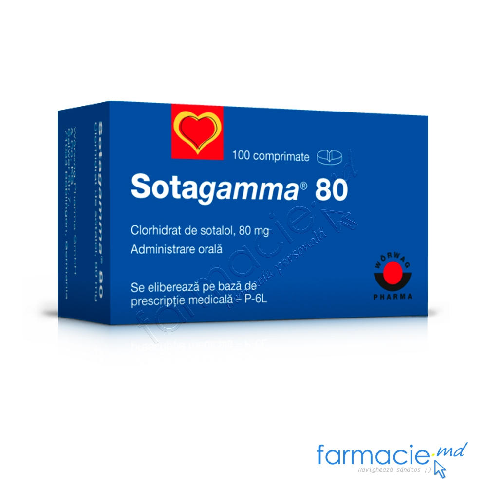Sotagamma 80 80 mg comprimate