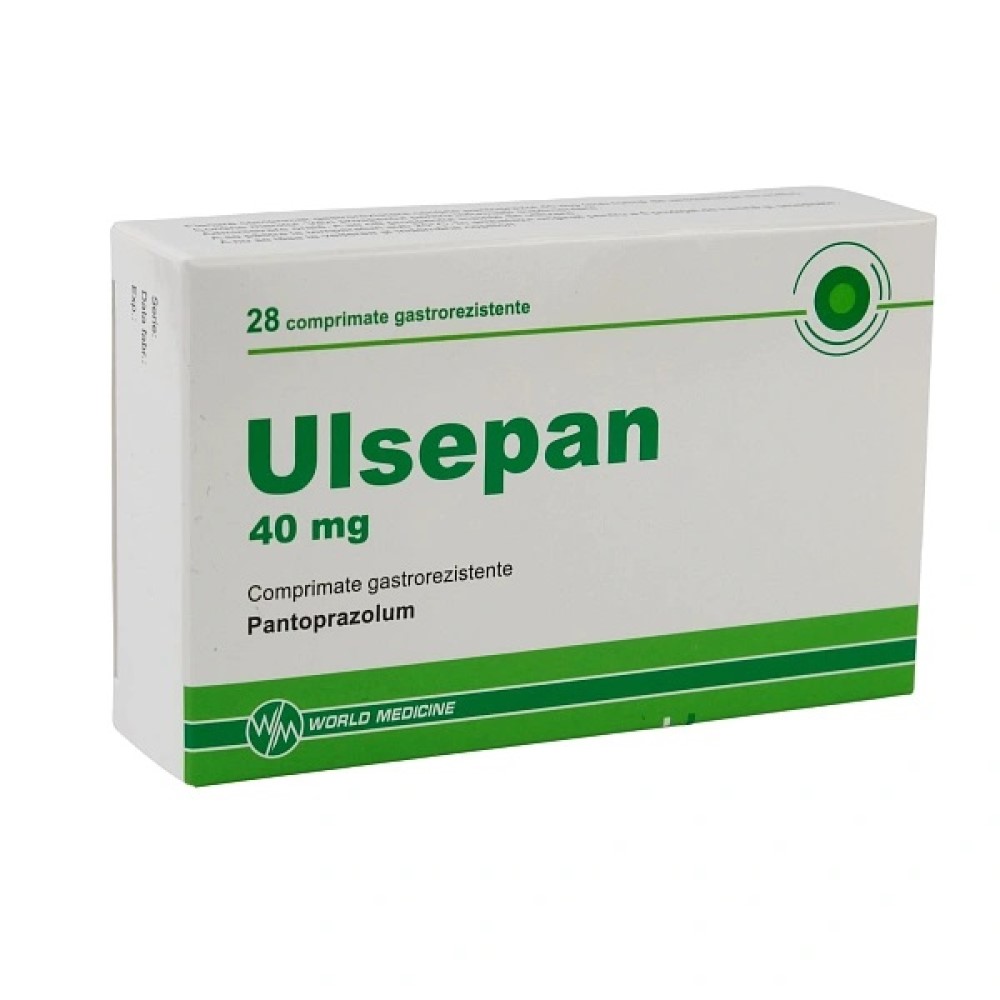 Ulsepan 40 mg comprimate gastrorezistente
