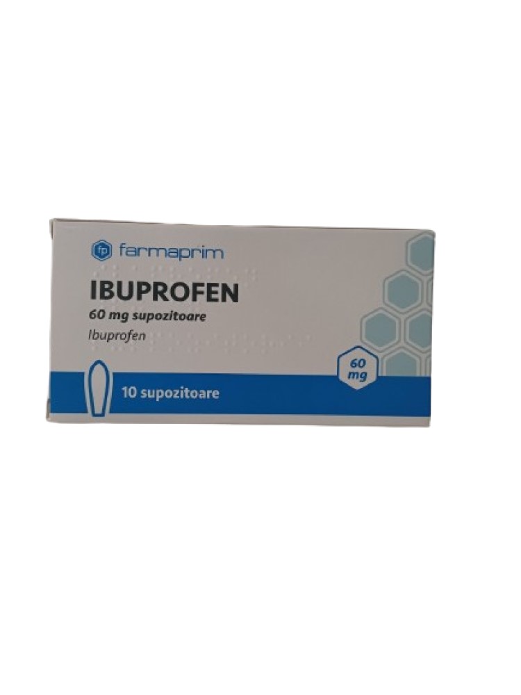 Ibuprofen 60 mg supozitoare