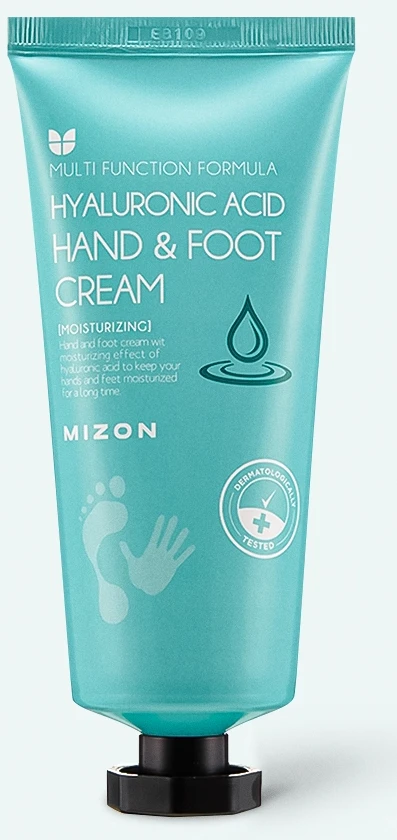 Cremă pentru îngrijirea pielii mâinilor și picioarelor Mizon Hyaluronic Acid Hand And Foot Cream 100ml