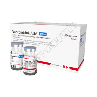 Vancomicină Atb 1000 mg pulbere pentru concentrat pentru soluţie perfuzabilă 1000 mg pulbere pentru concentrat pentru soluţie perfuzabilă
