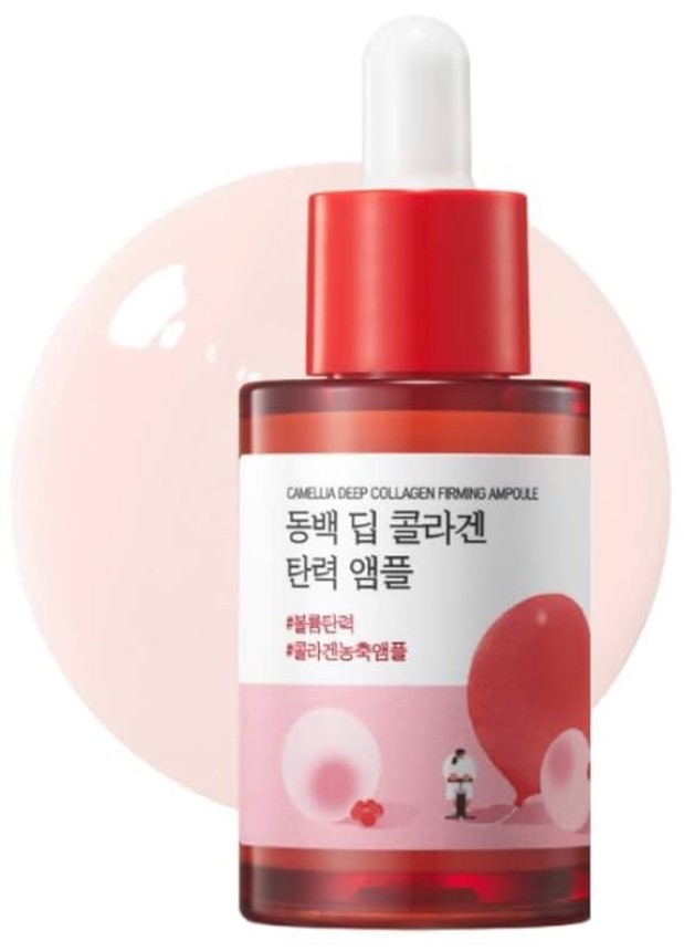 Ampulă concentrată pentru elasticitate Round Lab Camellia Deep Collagen Firming Ampoule 30ml