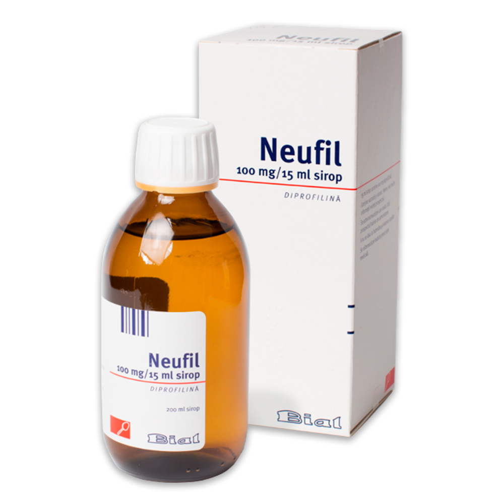 Neufil 100 mg/15 ml / 200 ml sirop