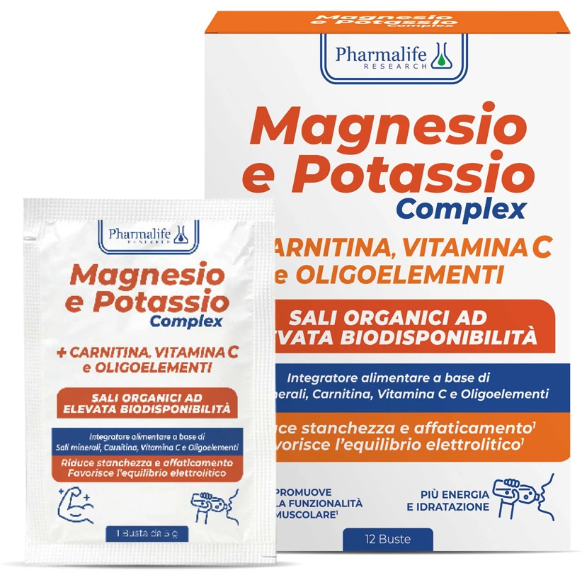 Pharmalife Multivitamin + Magneziu+Potasiu+Vit.C 12 plic