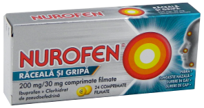 Nurofen Răceală şi Gripă 200 mg/30 mg comprimate filmate