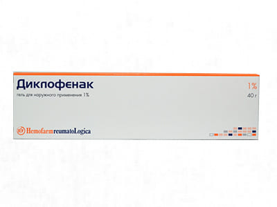 Diclofenac 10 mg/g / 40 g gel