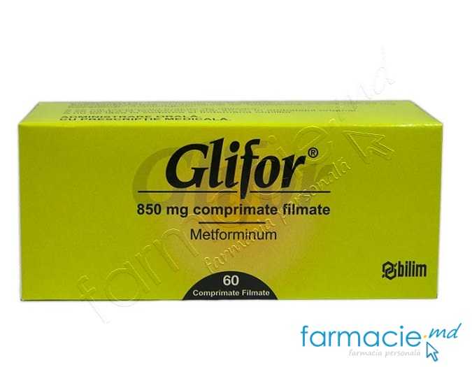 Glifor 850 mg comprimate filmate